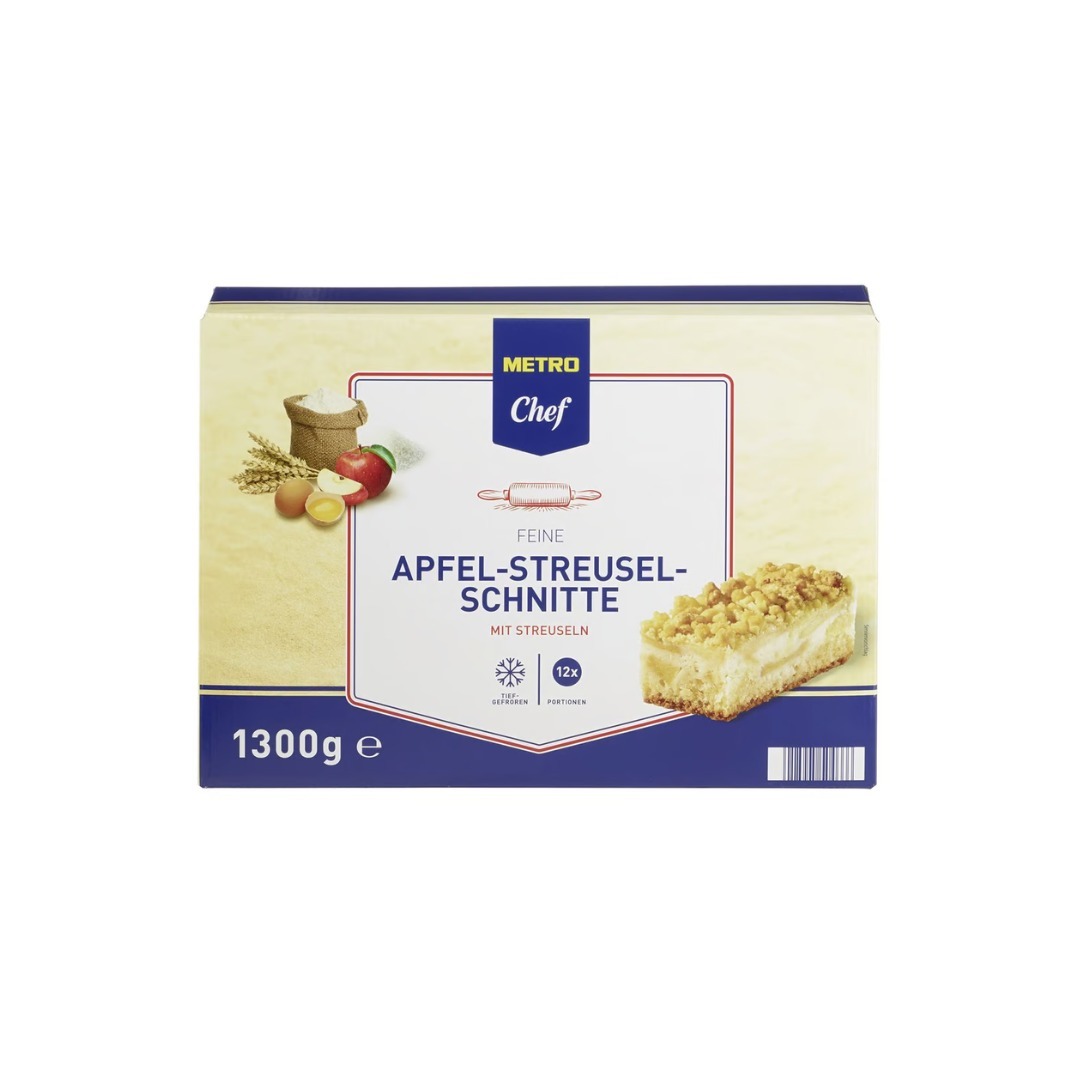METRO Chef Kolač crumble jabuka 12/1 1300gr veleprodaja hrane Kiseljak