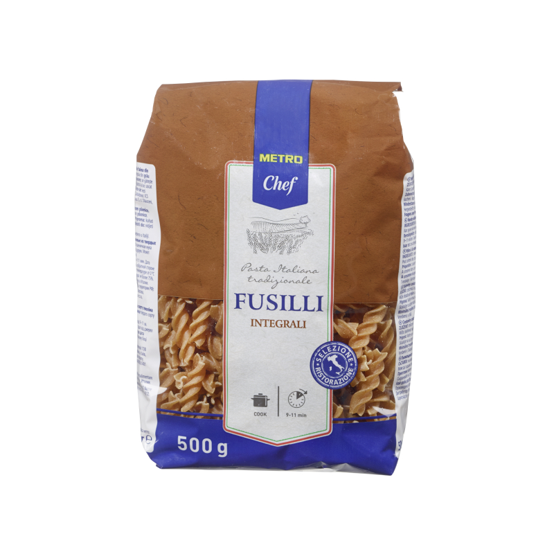 Fusilli Integralni 500G Metro Chef veleprodaja hrane Kiseljak