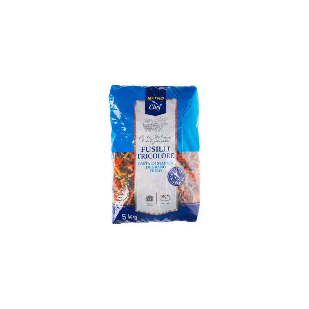 Fusilli U Tri Boje 5Kg Metro Chef veleprodaja hrane Kiseljak